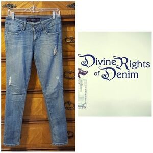 Sz 26 Divine Rights Skinny Leg Jeans